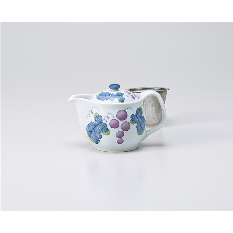 古林陶器 有田焼ポット・有田焼急須 マスカットポット(U) 1333610290 1個（ご注文単位1個）【直送品】