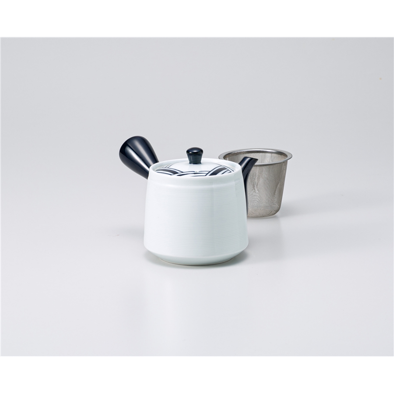 古林陶器 有田焼ポット・有田焼急須 綴急須 青(U) 1333630390 1個（ご注文単位1個）【直送品】