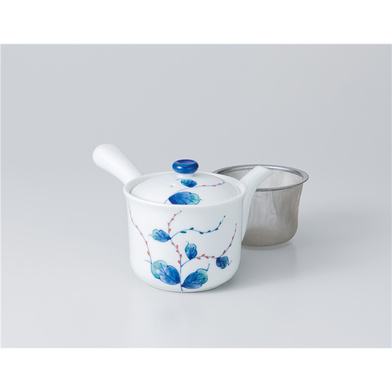 古林陶器 有田焼ポット・有田焼急須 水引草急須(U) 1137040290 1個（ご注文単位1個）【直送品】