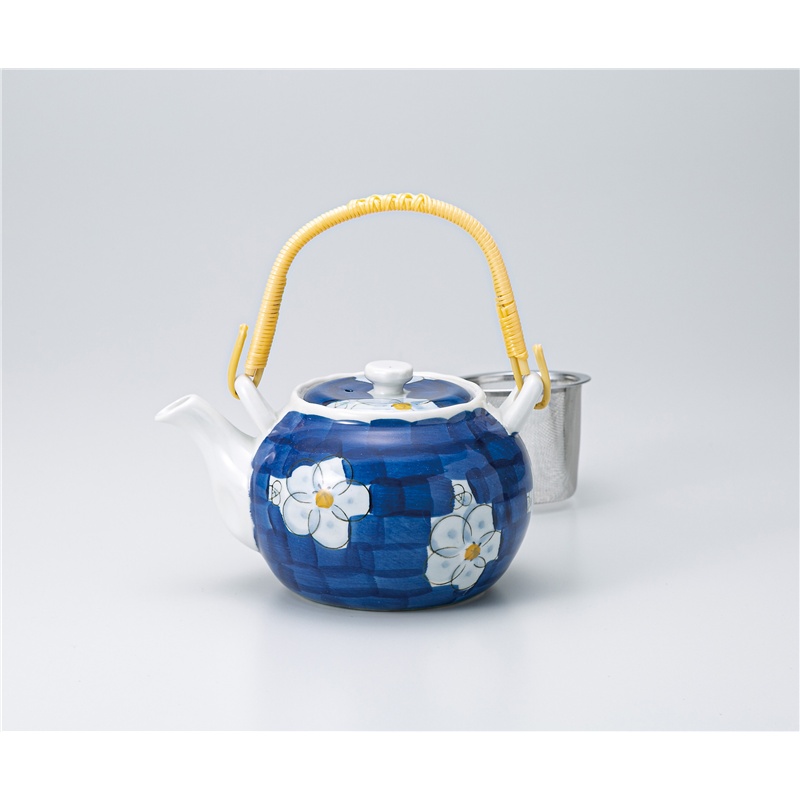 古林陶器 土瓶 ダミ間取花土瓶4.0 1333850420 1個（ご注文単位1個）【直送品】