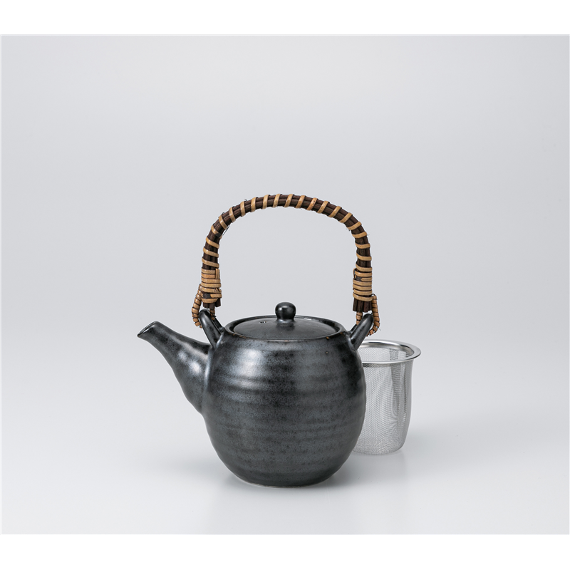 古林陶器 土瓶 漆黒 土瓶(小) 1137350452 1個（ご注文単位1個）【直送品】