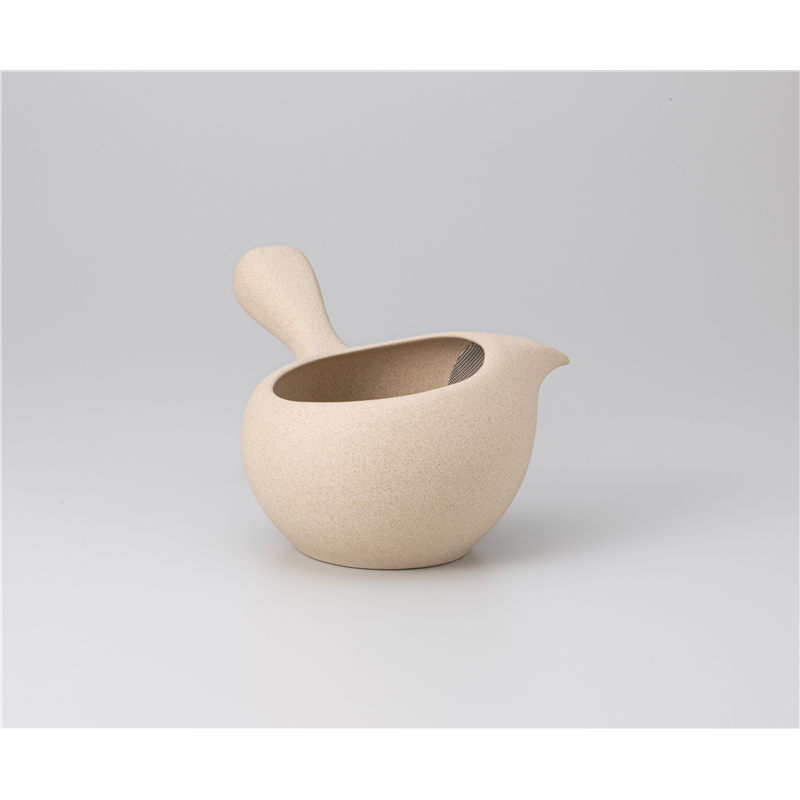 古林陶器 常滑焼急須・ポット 人水作白マット蓋無し急須平網 1237050593 1個（ご注文単位1個）【直送品】