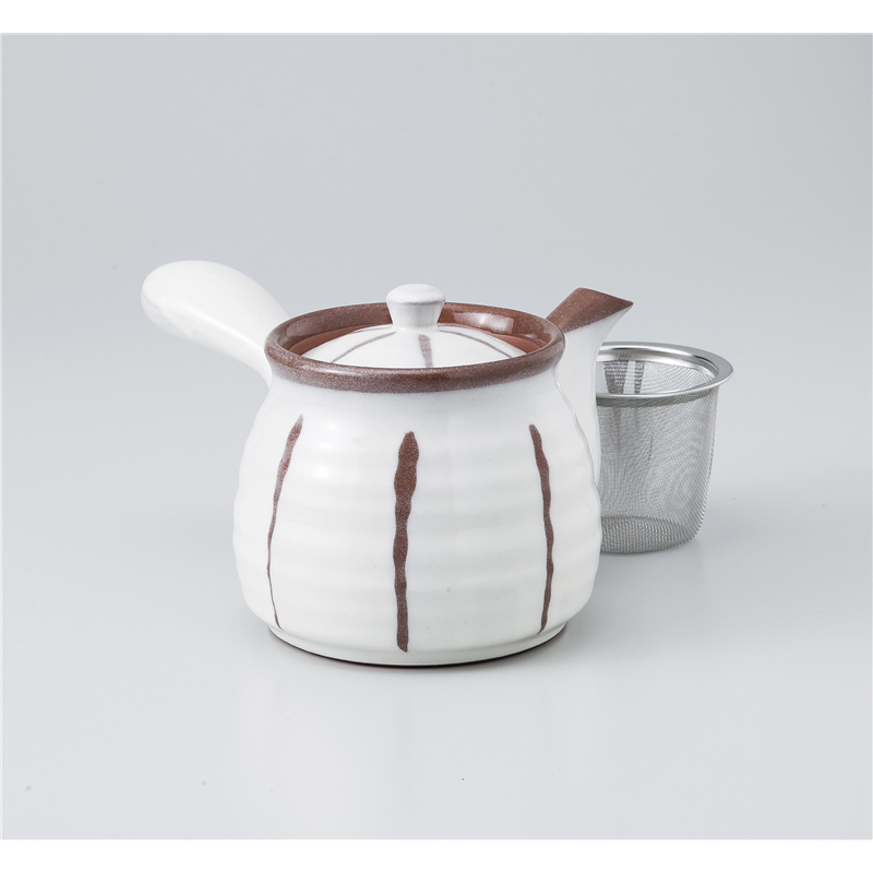古林陶器 急須・ポット 白釉十草六兵急須 1038140351 1個（ご注文単位1個）【直送品】