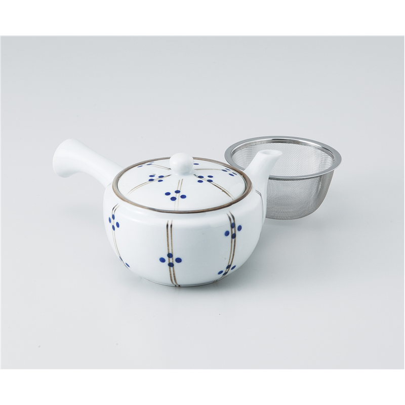 古林陶器 急須・ポット 十草丸紋青DB急須 1038050552 1個（ご注文単位1個）【直送品】