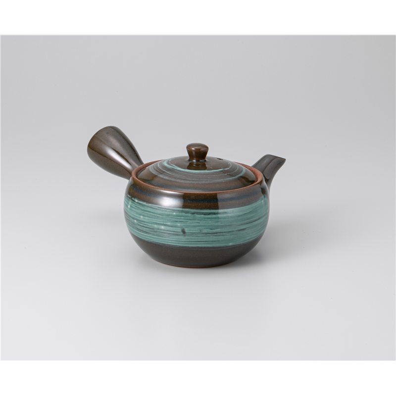 古林陶器 急須・ポット 切立エメラルド急須 1237320151 1個（ご注文単位1個）【直送品】