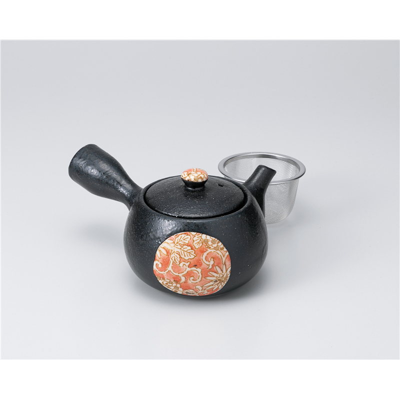 古林陶器 急須・ポット 天目唐草急須(アミ付) 1137550220 1個（ご注文単位1個）【直送品】