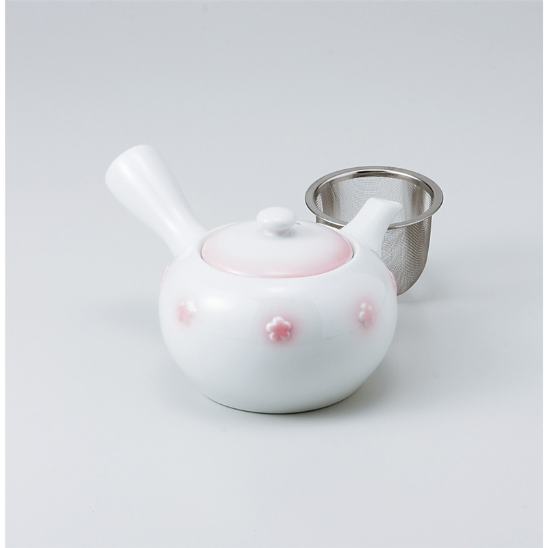 古林陶器 急須・ポット 染付急須 紅梅(2100-4) 937650551 1個（ご注文単位1個）【直送品】