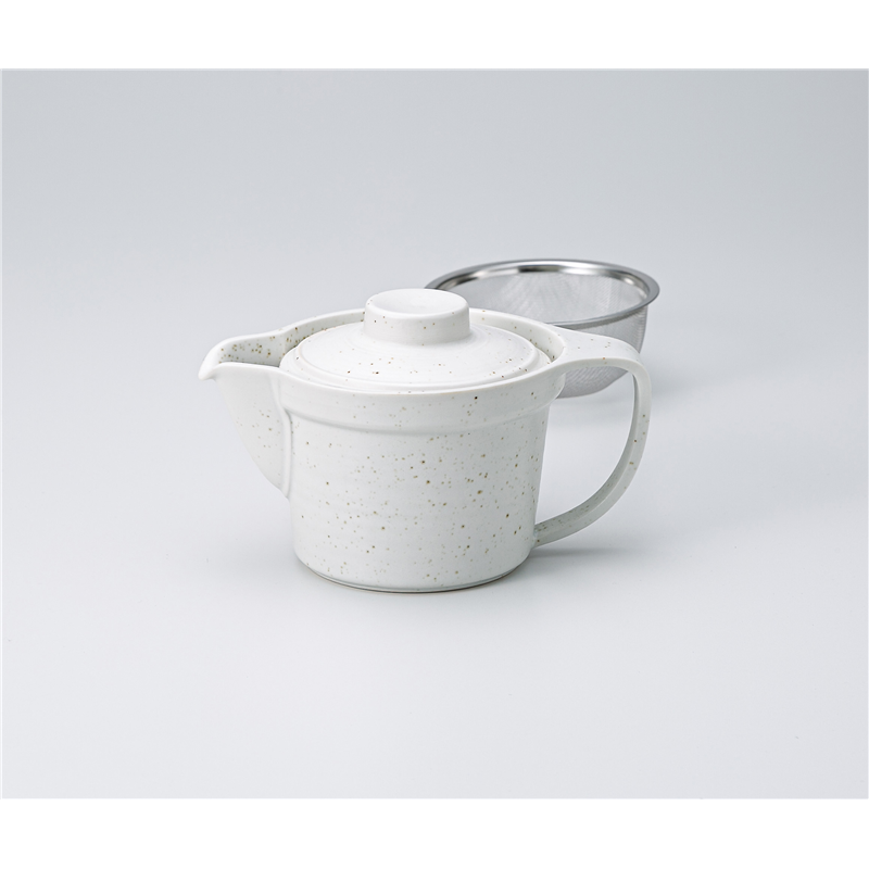 古林陶器 急須・ポット 白マットビターポット 1334320251 1個（ご注文単位1個）【直送品】