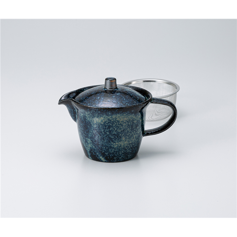 古林陶器 急須・ポット 紺窯変 洗い易いポット 1334320431 1個（ご注文単位1個）【直送品】