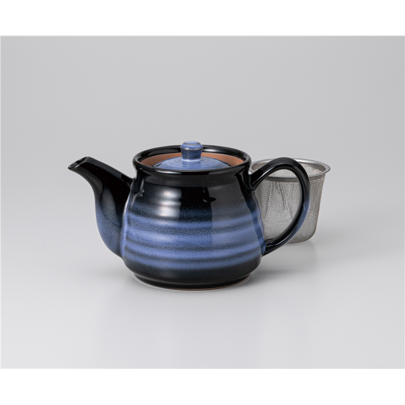 古林陶器 急須・ポット オーロラ六兵衛ポット(カゴアミ付) 1237350247 1個（ご注文単位1個）【直送品】