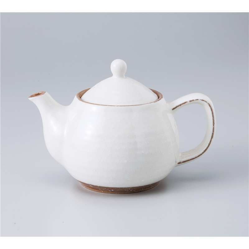 古林陶器 ポット 白淡雪ポット急須(アミ付) 1038420516 1個（ご注文単位1個）【直送品】