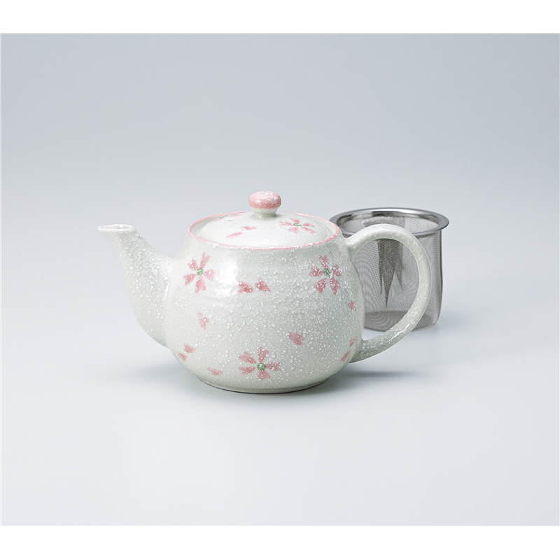 古林陶器 ポット さくら淡雪 軽量ポット 1334450141 1個（ご注文単位1個）【直送品】