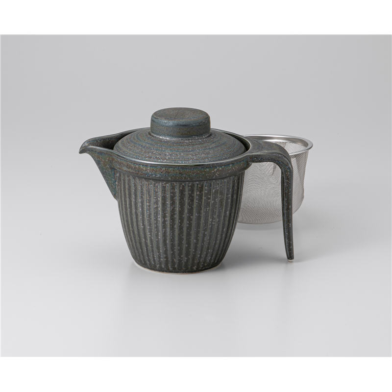 古林陶器 ポット 嵯峨野(黒)ポット 1237510251 1個（ご注文単位1個）【直送品】