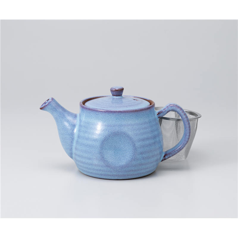 古林陶器 ポット ブルー均窯ポット 1137850252 1個（ご注文単位1個）【直送品】