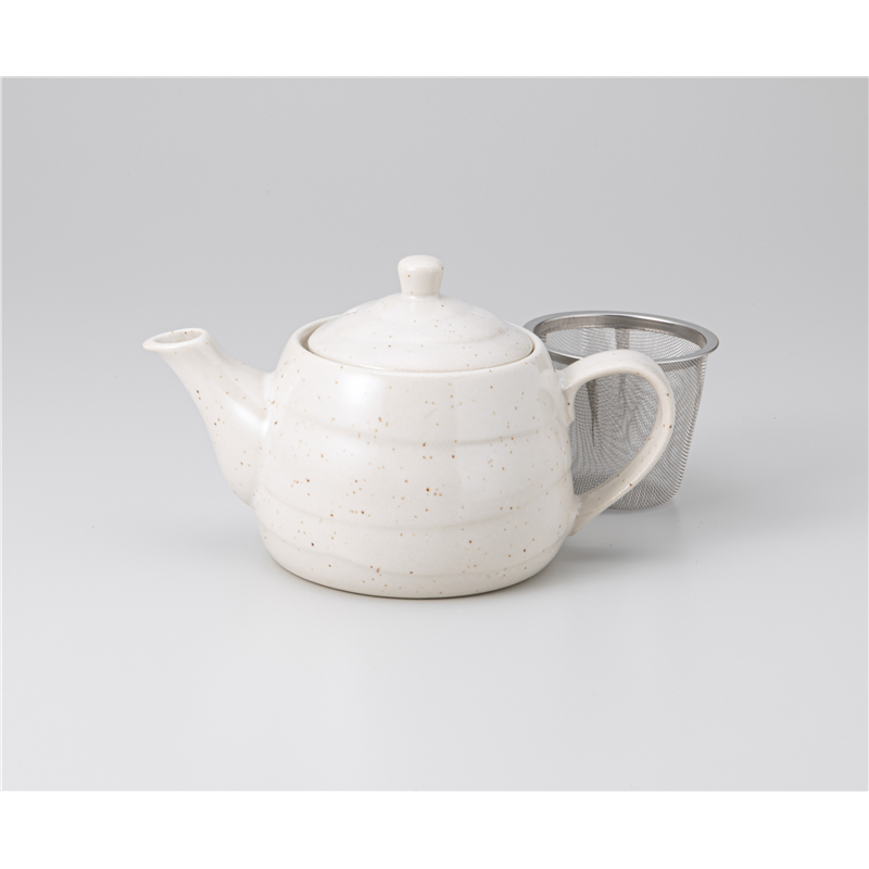 古林陶器 ポット 白唐津 ポット急須(アミ付) 1237540431 1個（ご注文単位1個）【直送品】