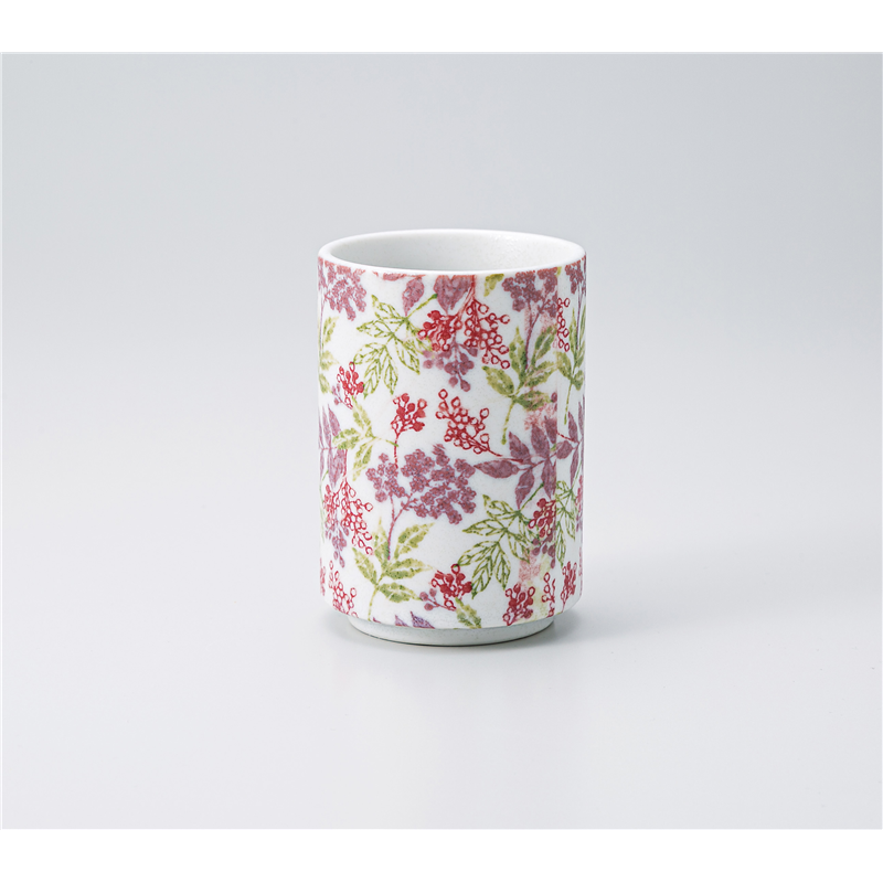 古林陶器 寿司湯呑 ハーベスト(ピンク)寿司 1334710120 1個（ご注文単位1個）【直送品】