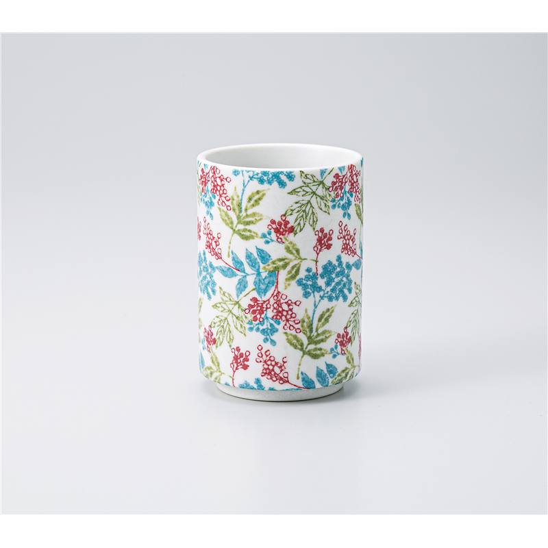 古林陶器 寿司湯呑 ハーベスト(ブルー)寿司 1334710220 1個（ご注文単位1個）【直送品】