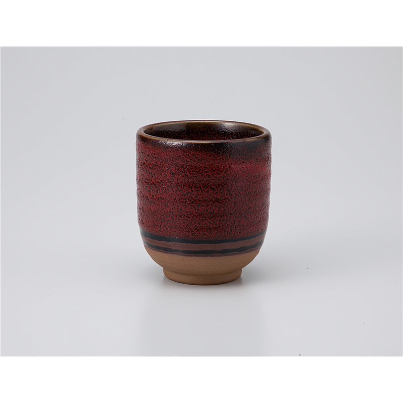 古林陶器 寿司湯呑 赤柚木寿司湯呑 1138210116 1個（ご注文単位1個）【直送品】