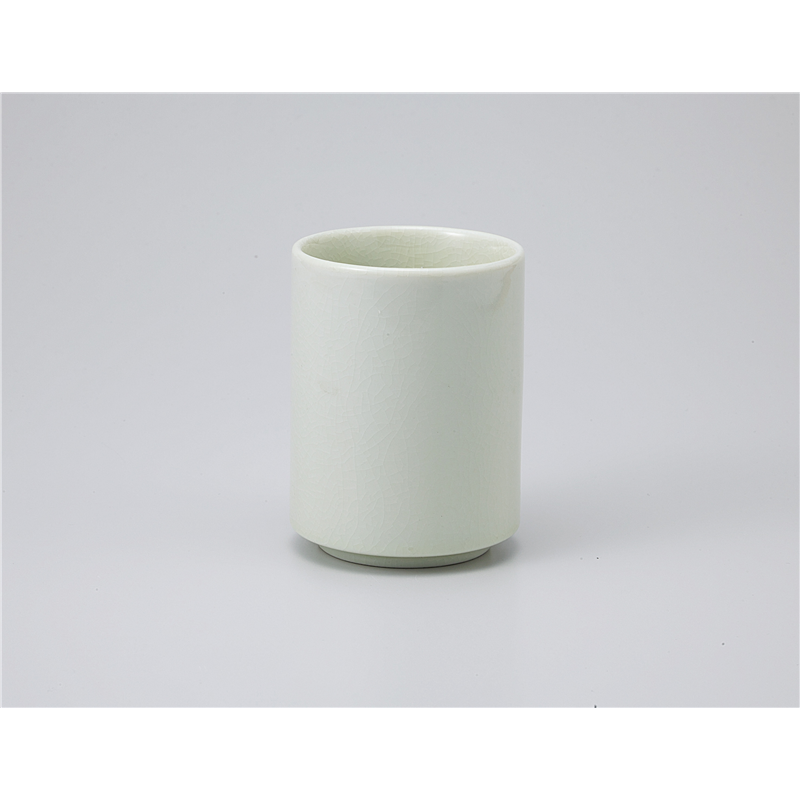 古林陶器 寿司湯呑 黄地貫入2.5寿司湯呑 1138350556 1個（ご注文単位1個）【直送品】