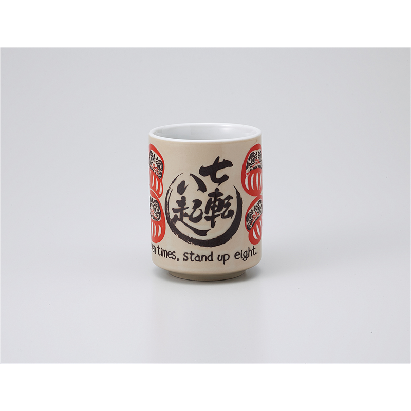 古林陶器 寿司湯呑 七転八起寿司 1138320651 1個（ご注文単位1個）【直送品】