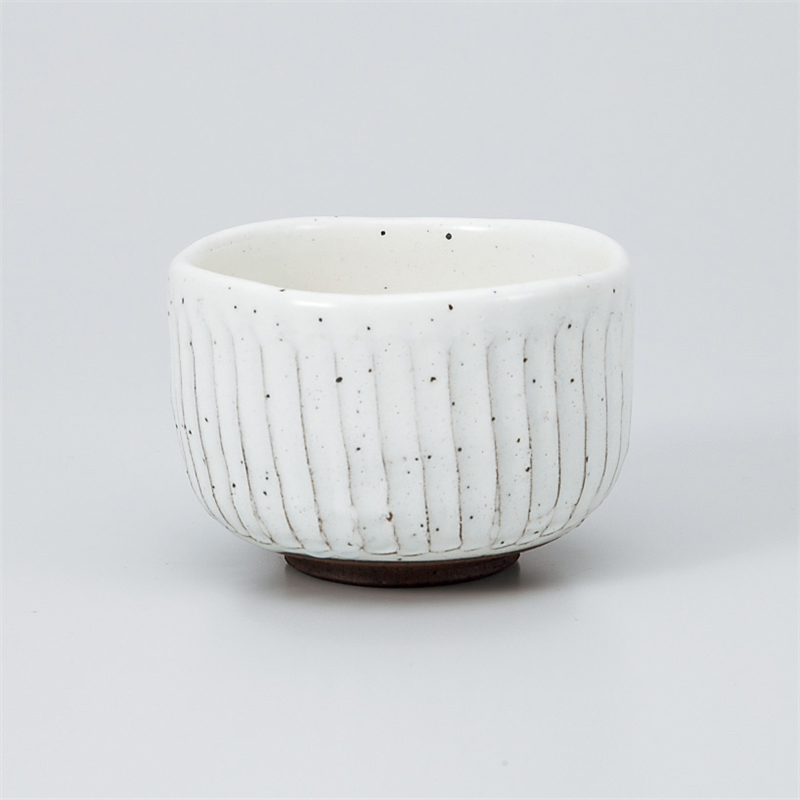 古林陶器 いっぷく椀 粉引ソギ小抹茶碗 938620646 1個（ご注文単位1個）【直送品】
