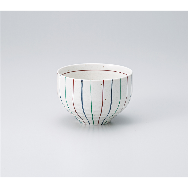 古林陶器 いっぷく椀 手描赤絵いっぷく碗 色十草 1335130415 1個（ご注文単位1個）【直送品】