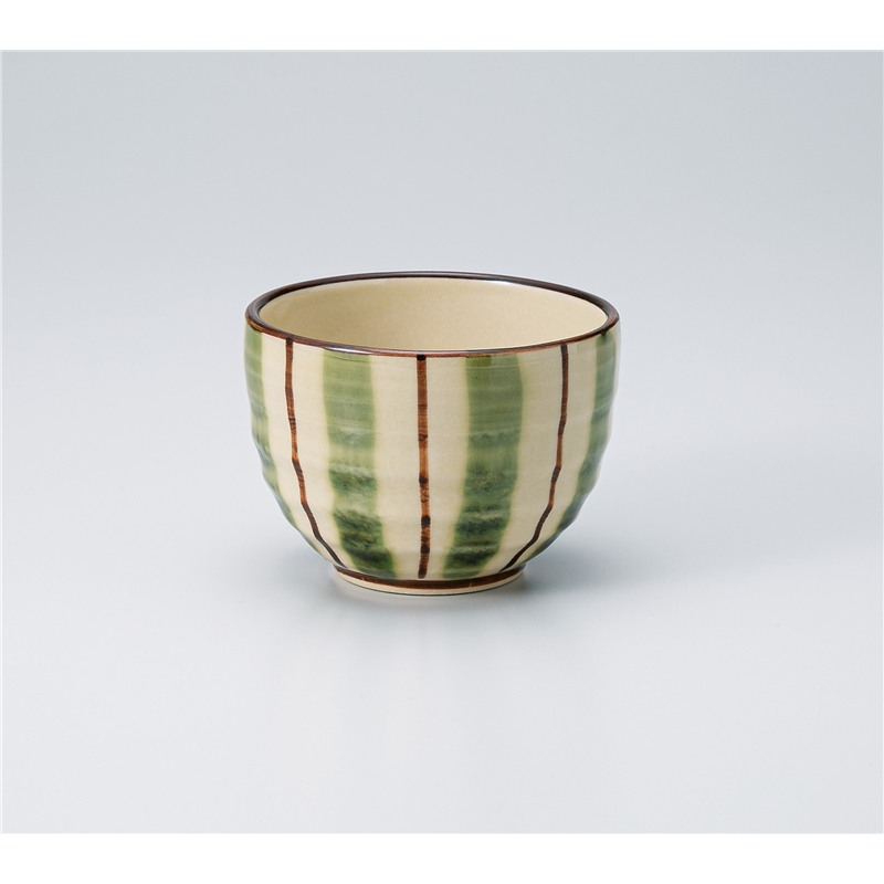 古林陶器 いっぷく椀 織部十草ゆったり碗 1335140474 1個（ご注文単位1個）【直送品】