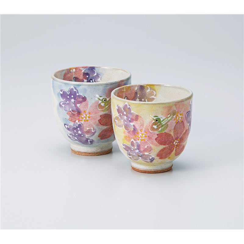 古林陶器 組湯呑 春うらら湯呑(大) 735420774 1個（ご注文単位1個）【直送品】