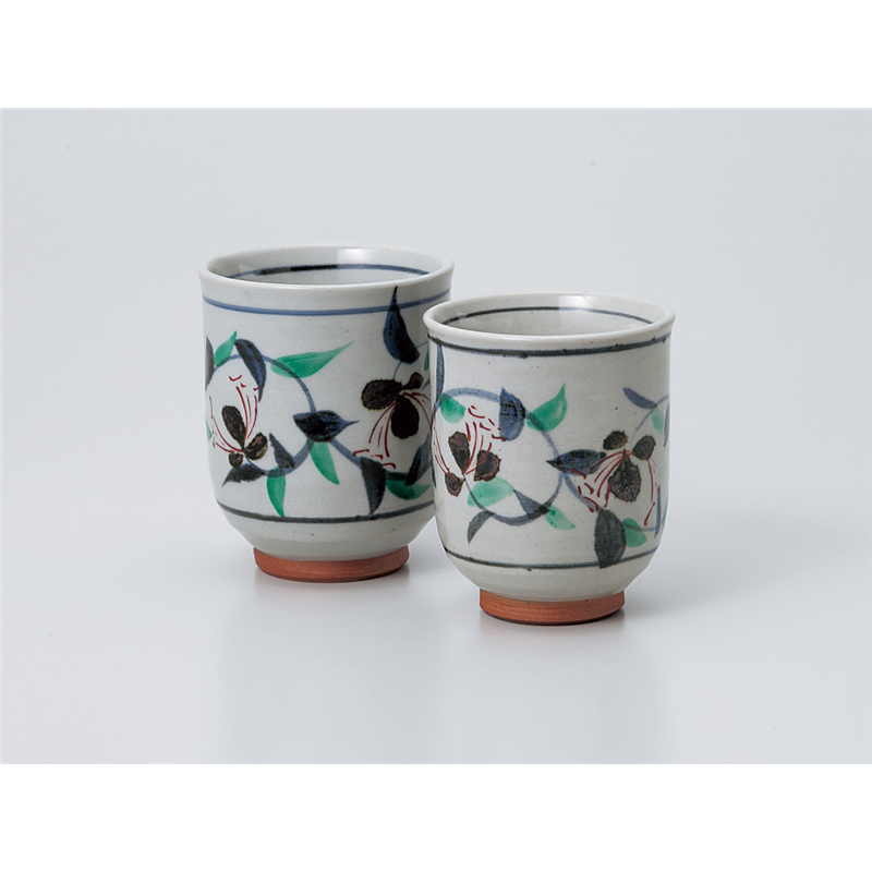 古林陶器 組湯呑 唐草湯呑(大) 939130525 1個（ご注文単位1個）【直送品】