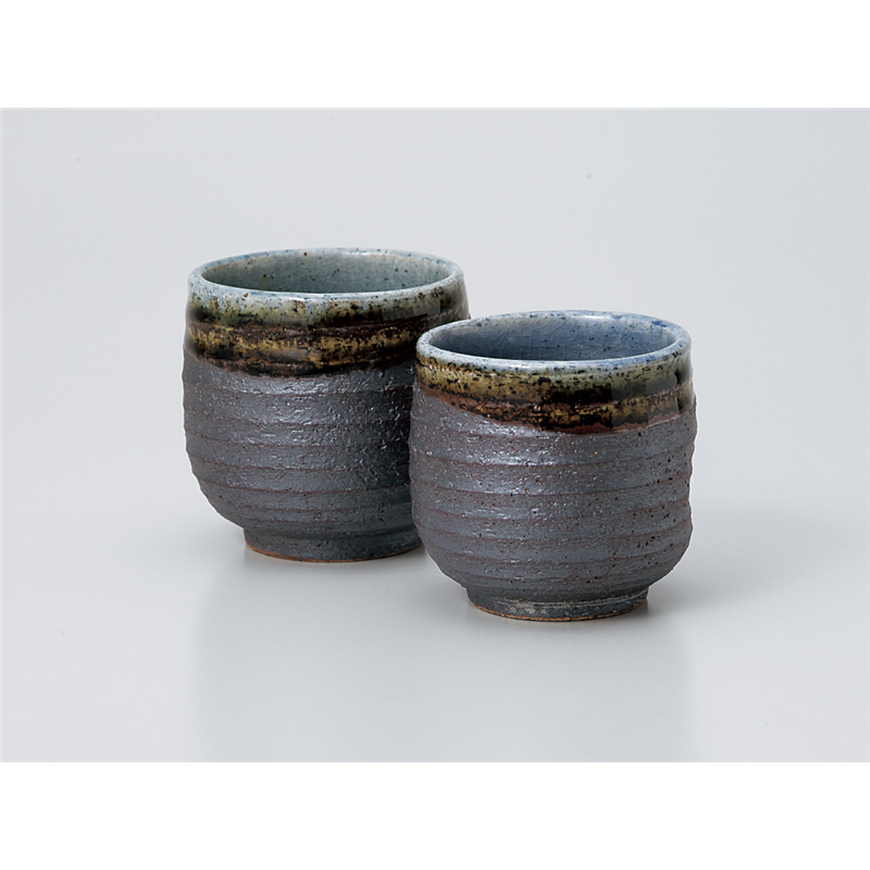 古林陶器 組湯呑 南蛮三角タイコ型寿司湯呑(大) 939120125 1個（ご注文単位1個）【直送品】