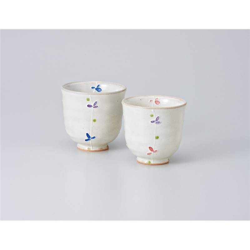 古林陶器 組湯呑 一珍立花湯呑(大) 636960574 1個（ご注文単位1個）【直送品】