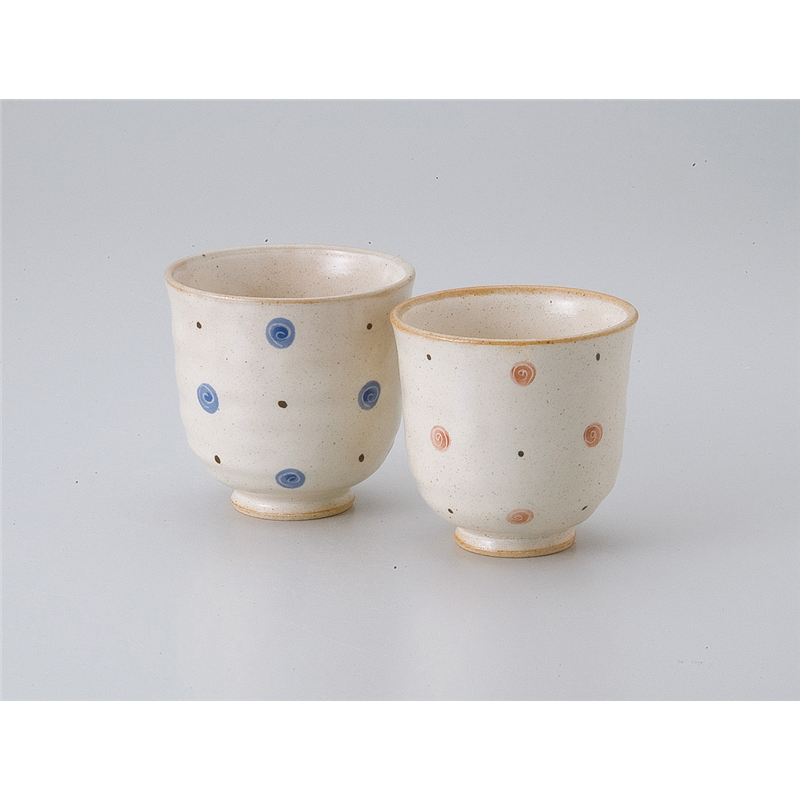 古林陶器 組湯呑 くるくる湯呑(大) 536840374 1個（ご注文単位1個）【直送品】