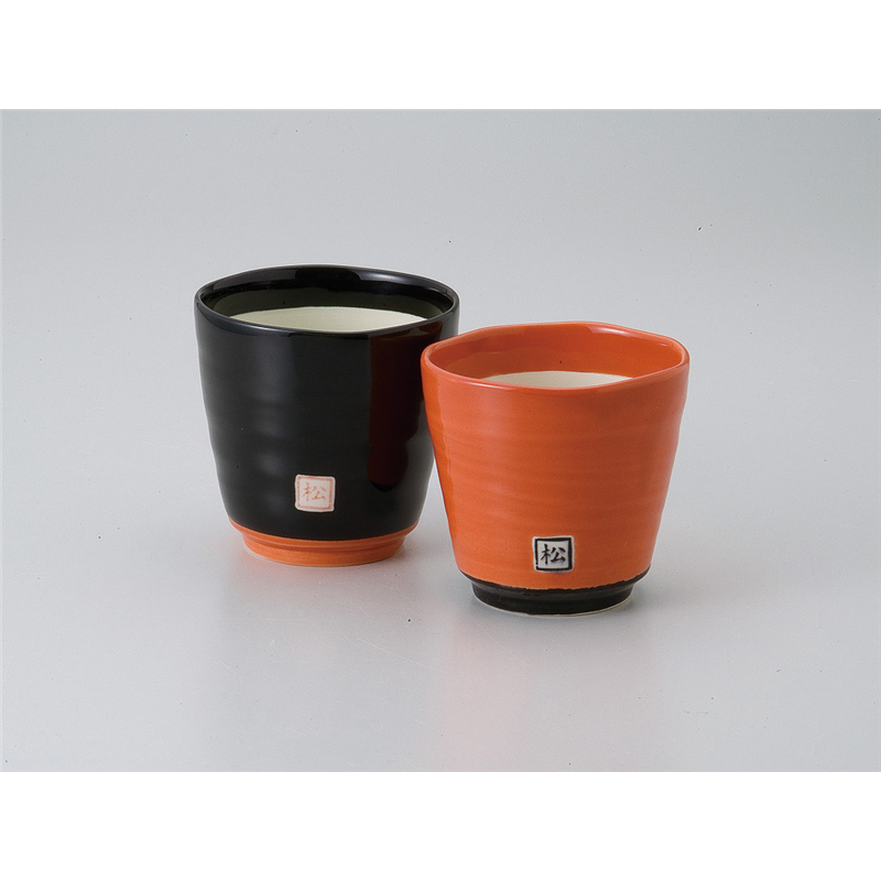 古林陶器 組湯呑 黒雅湯呑(大) 536640347 1個（ご注文単位1個）【直送品】