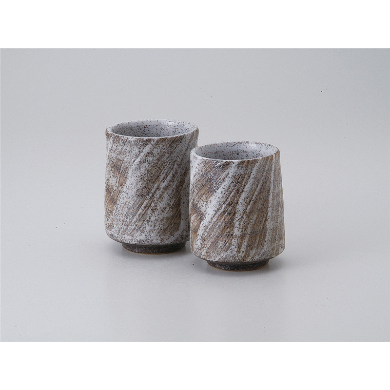 古林陶器 組湯呑 さぎ波湯呑(大) 537130357 1個（ご注文単位1個）【直送品】