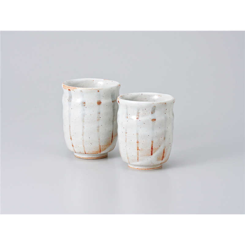 古林陶器 組湯呑 志野十草湯呑(大) 637150552 1個（ご注文単位1個）【直送品】