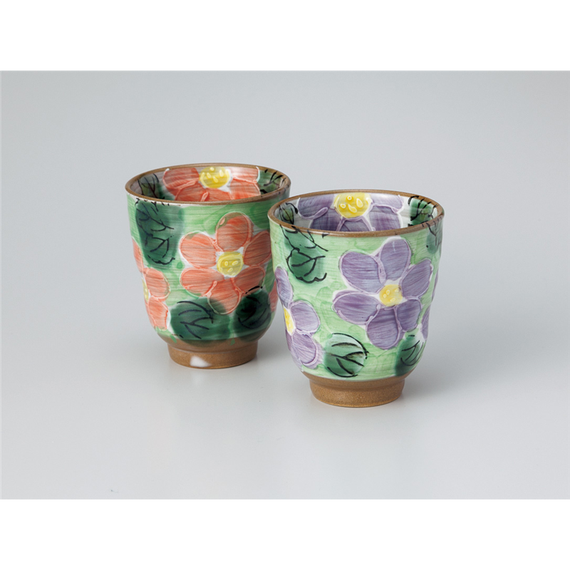 古林陶器 組湯呑 マーガレット湯呑(オレンヂ) 836830557 1個（ご注文単位1個）【直送品】