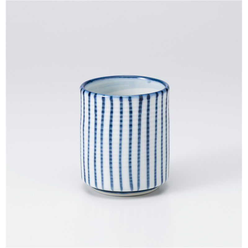 古林陶器 長湯呑 切立千段湯呑 十草内渦 1139310215 1個（ご注文単位1個）【直送品】