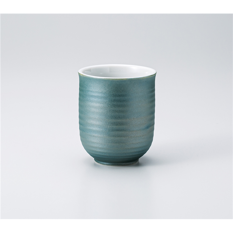 古林陶器 長湯呑 ラスターグリーン長湯呑 1238550326 1個（ご注文単位1個）【直送品】