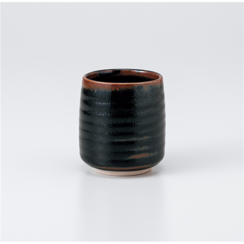 古林陶器 長湯呑 ゆず天目湯呑(大) 1039830633 1個（ご注文単位1個）【直送品】