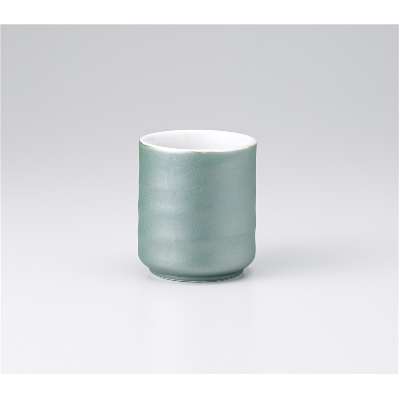 古林陶器 長湯呑 ラスターグリーン小湯呑 1238850126 1個（ご注文単位1個）【直送品】