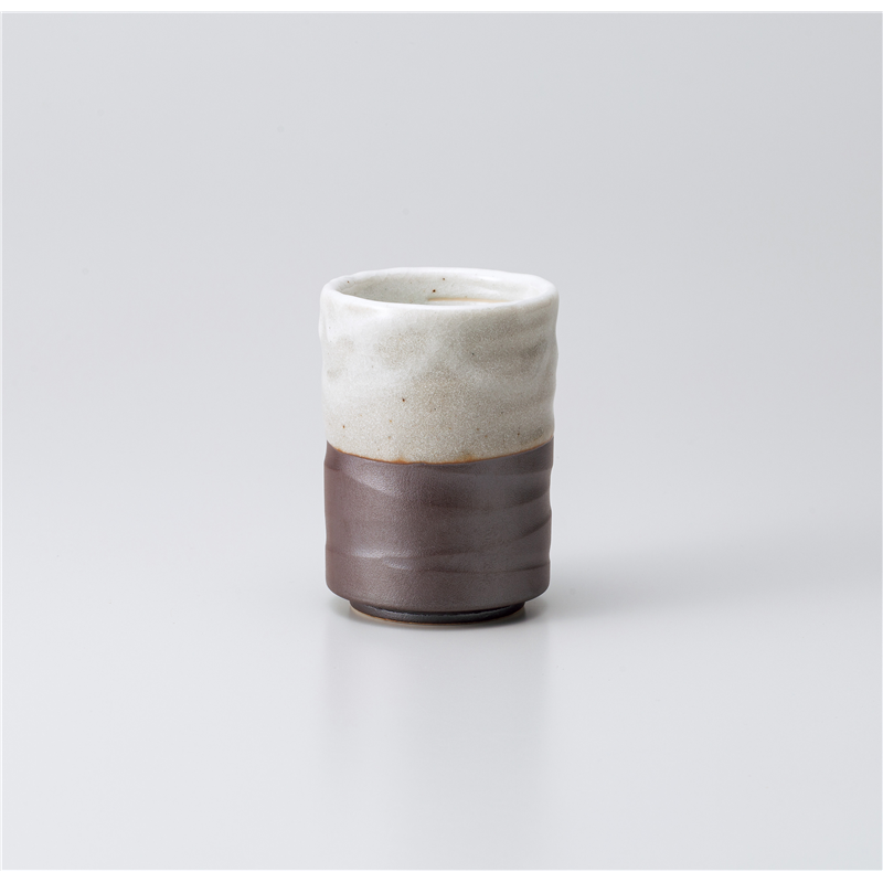 古林陶器 長湯呑 削り小湯呑志野流し 1239320225 1個（ご注文単位1個）【直送品】