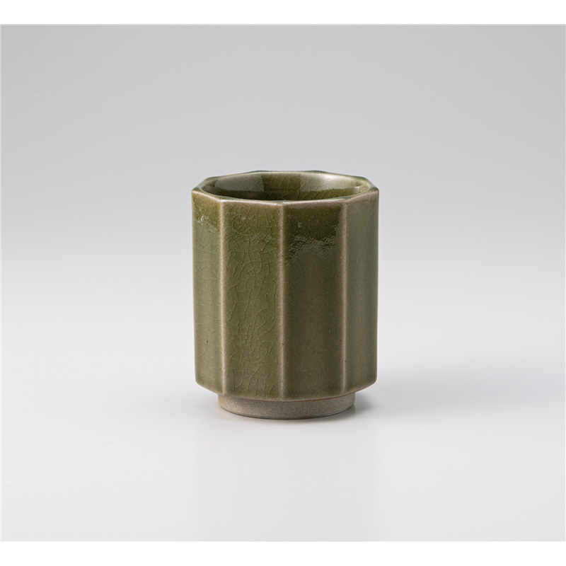 古林陶器 長湯呑 ビードロ9角湯呑 1238940151 1個（ご注文単位1個）【直送品】