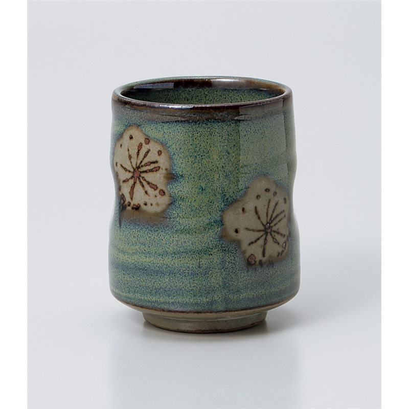 古林陶器 長湯呑 梅散らし長湯呑 939730547 1個（ご注文単位1個）【直送品】