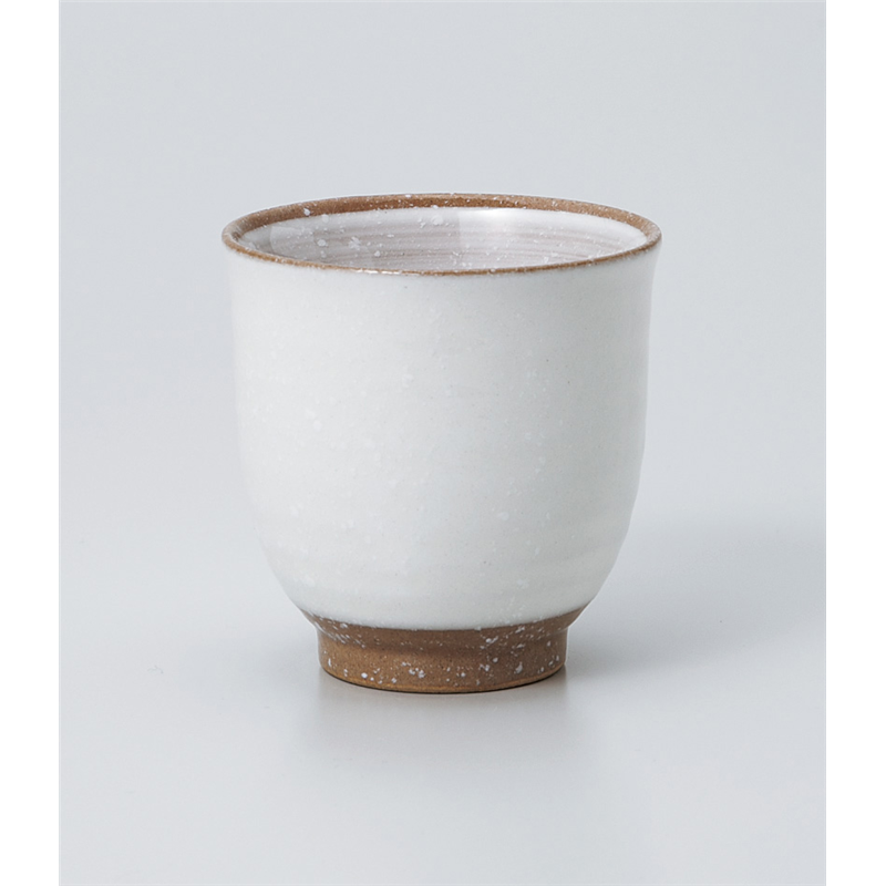 古林陶器 長湯呑 淡雪内刷毛湯呑 939650116 1個（ご注文単位1個）【直送品】