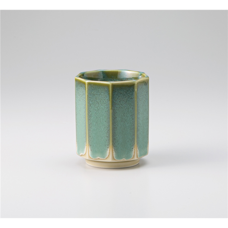 古林陶器 長湯呑 青均9角湯呑 1039930357 1個（ご注文単位1個）【直送品】