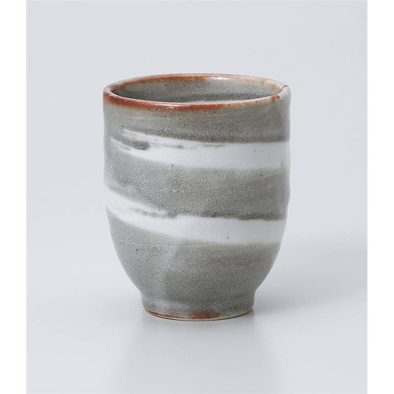 古林陶器 長湯呑 志野化粧土湯呑(大) 939850225 1個（ご注文単位1個）【直送品】