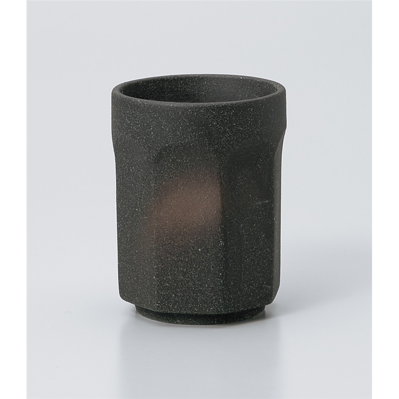 古林陶器 長湯呑 備前風 八角湯呑 939630235 1個（ご注文単位1個）【直送品】