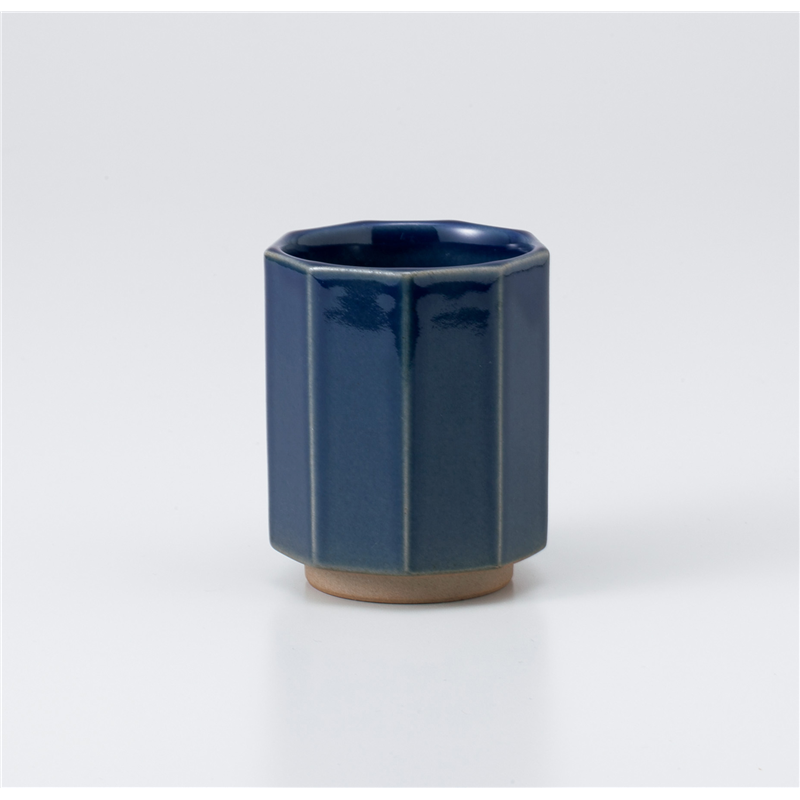 古林陶器 長湯呑 湖水9角湯呑 1039950157 1個（ご注文単位1個）【直送品】