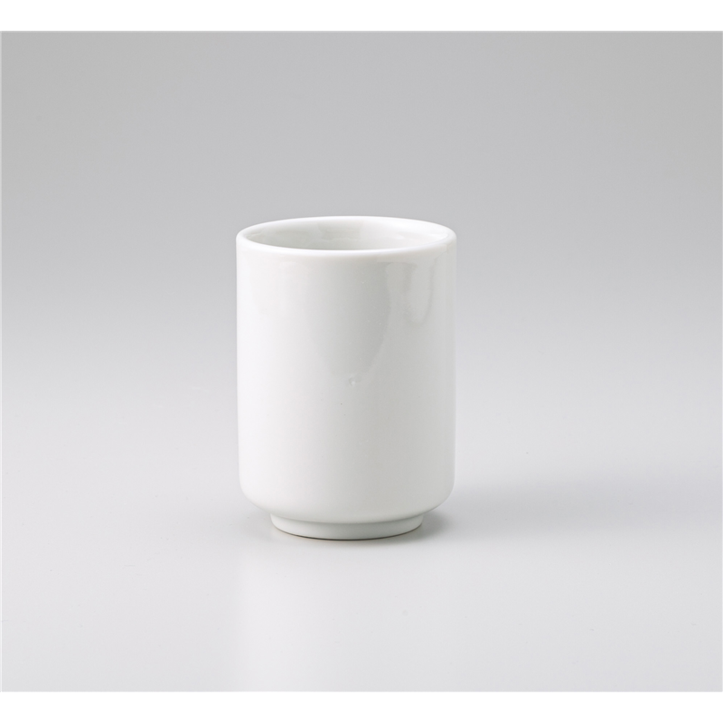 古林陶器 長湯呑 白 京型湯呑 小 1239350656 1個（ご注文単位1個）【直送品】