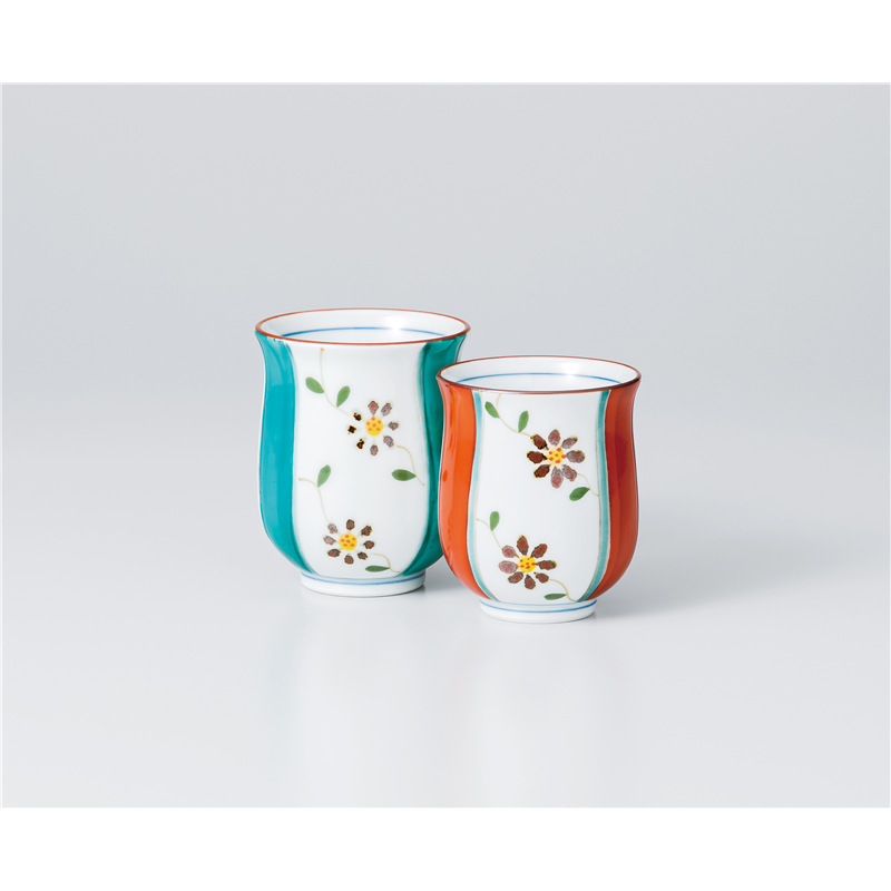 古林陶器 有田焼組湯呑 京小花コップ(大) 1138710790 1個（ご注文単位1個）【直送品】